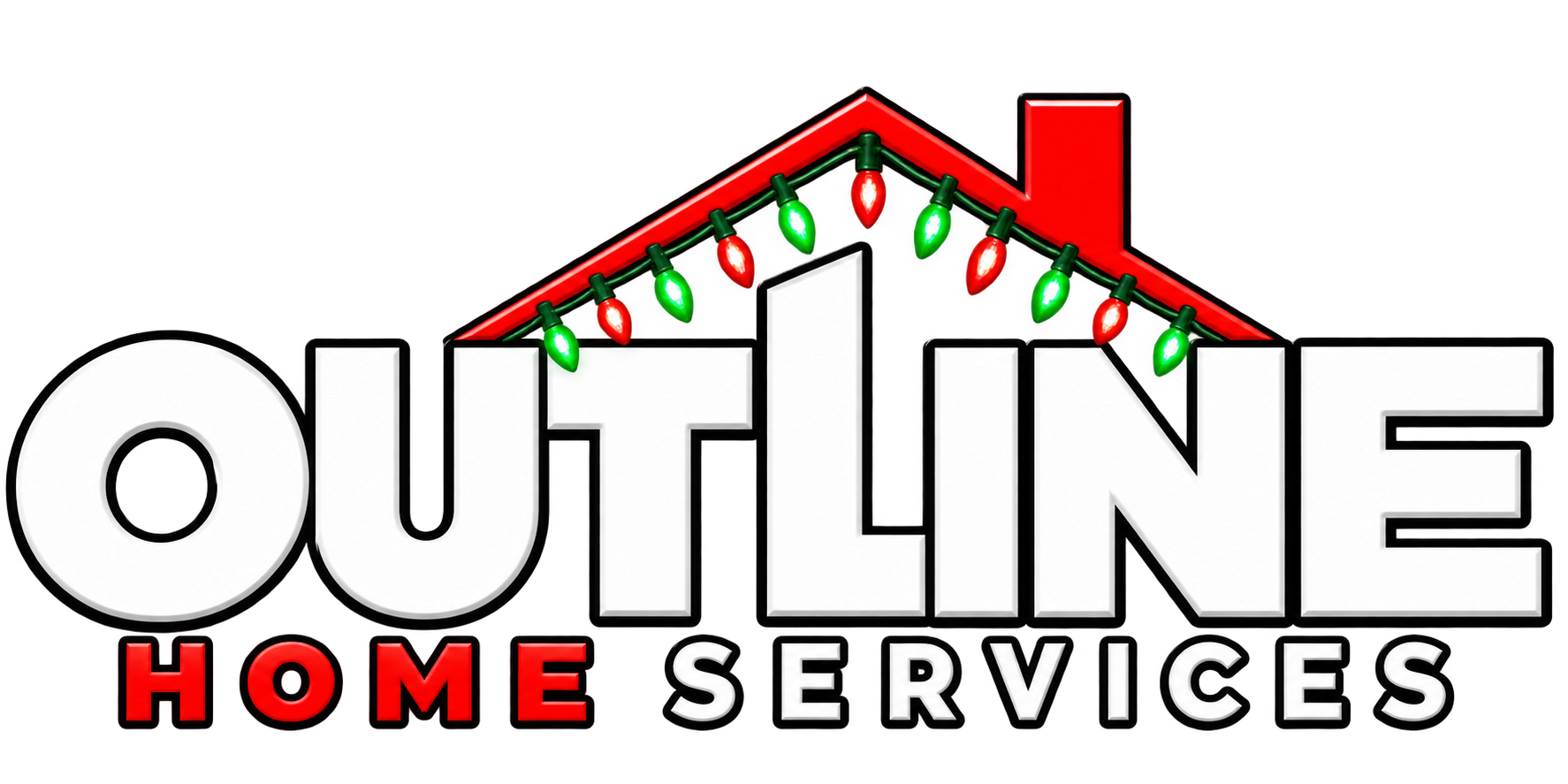 Outline Home Services Christmas logo